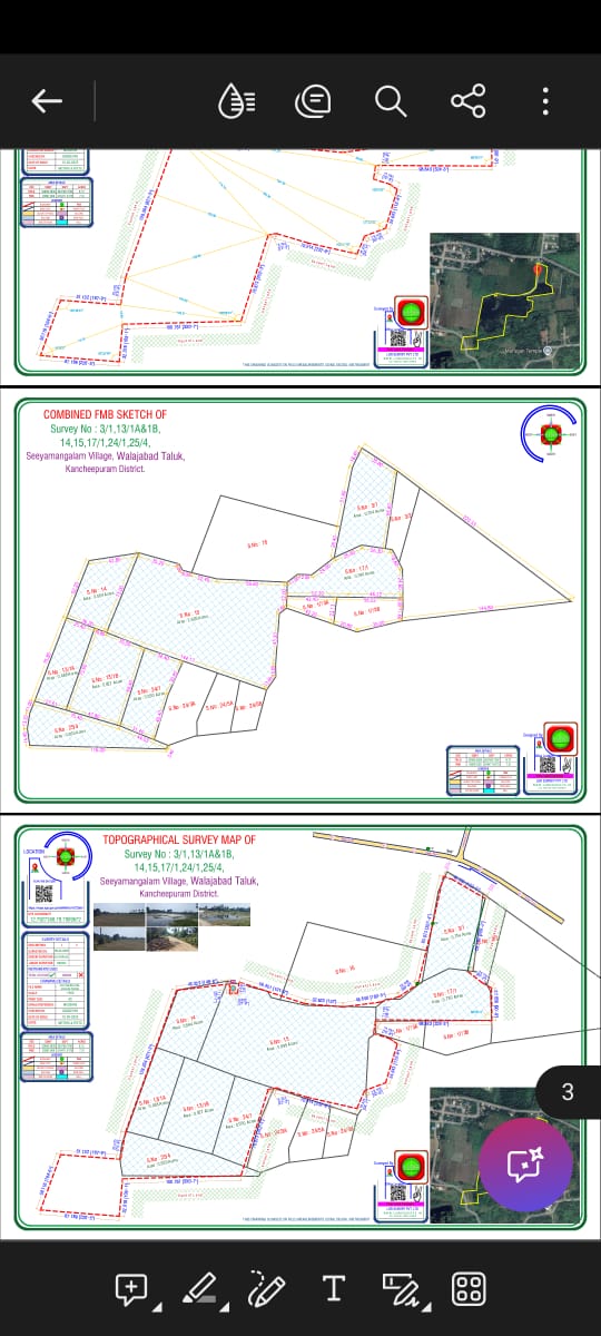 Combined FMB Sketch + Topo Map — FMB Sketch + Topographical Survey